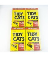 FOUR boxes Purina Tidy Cats Standard Litter Box Liners 4 Liners ea READ - $49.99