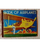 1930 Book of Airplanes Coloring Book Akron,Ohio Lindbergh Graf Zeppelin - £74.71 GBP