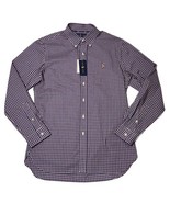 Ralph Lauren Shirt Mens Large Blue Plaid Button Down Pony Long Sleeve Sl... - £38.71 GBP