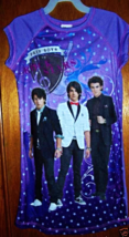 Disney Jonas Brothers Girl Clothes 6/6X Small Nightgown Top Night Gown Sleepwear - £7.60 GBP