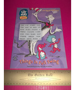 Dr Seuss Cat In The Hat Movie Cartoon Character Art Magnet Activity Craf... - £3.72 GBP