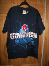 Baseball MLB Boy Clothes Small Boston Red Sox Youth 2007 Champs Base Ball Shirt - £11.35 GBP