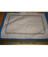 Home Treasure Linen Decor Doilie Rectangular Cloth Doily Stitchery Colle... - $9.49