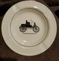 French Saxon China Ashtray Vintage Car &quot;First Packard Auto, 1899&quot; - 22 Kt Gold - £10.59 GBP
