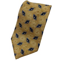 ROUNDTREE &amp; YORKE Yellow Tie Necktie Traditional - £11.83 GBP