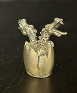 Spoontiques Pewter Twin Dragon Egg Mini (MR844) Lot DR10 - $177.60 MXN