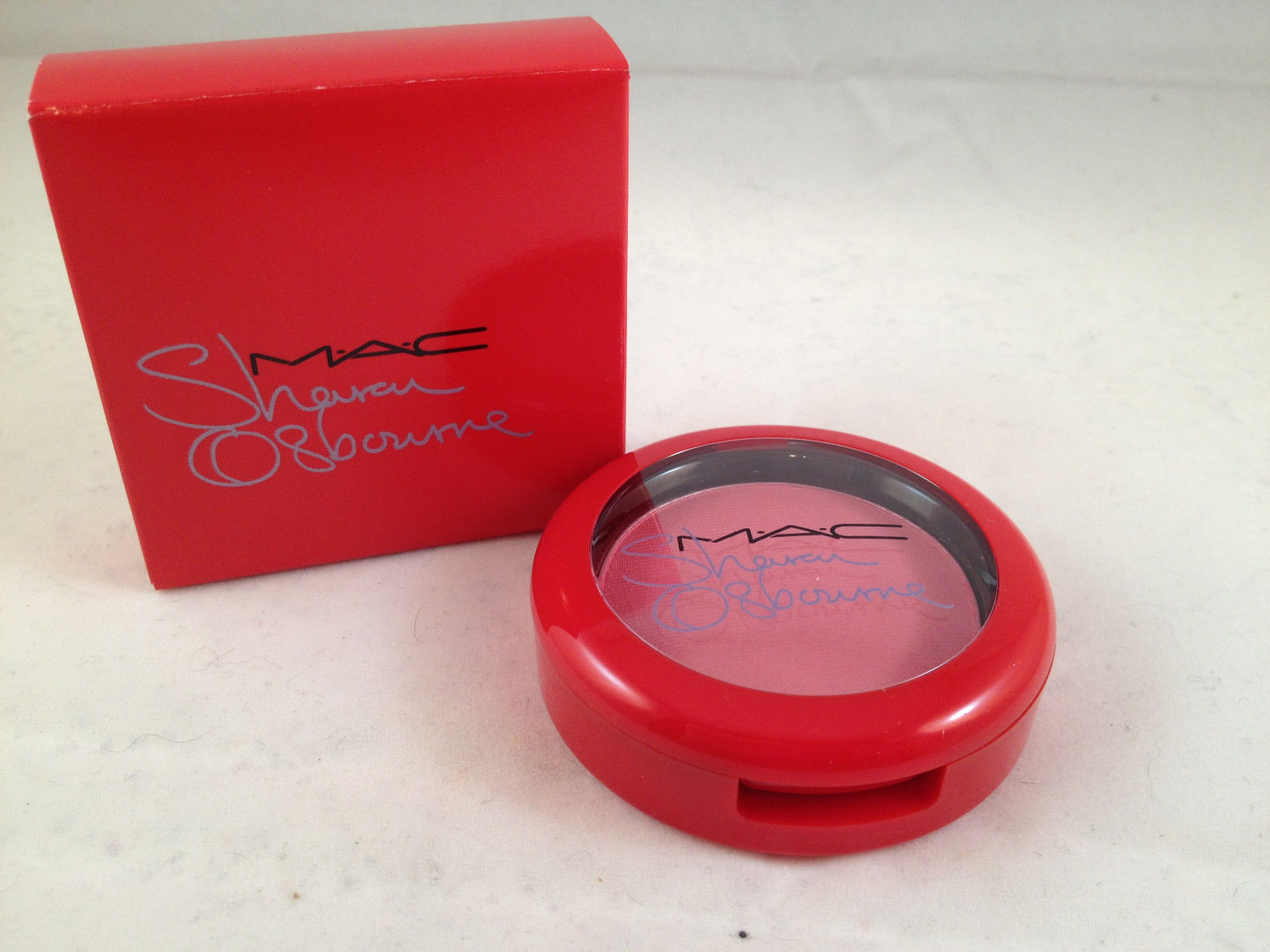 MAC Cosmetics Sharon Osbourne Collection Powder Blush Peaches & Creme cheek colo - £37.43 GBP