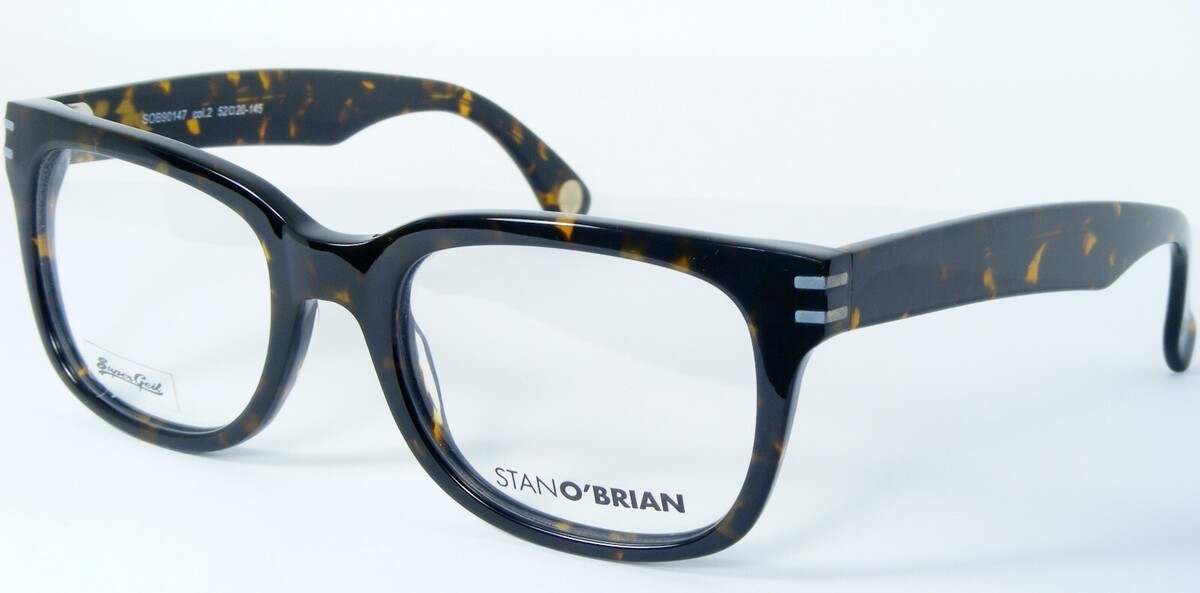 Stano &#39; Brian SOB90147 col.2 Foncé Tortue Lunettes Monture 52-20-145mm - $86.11