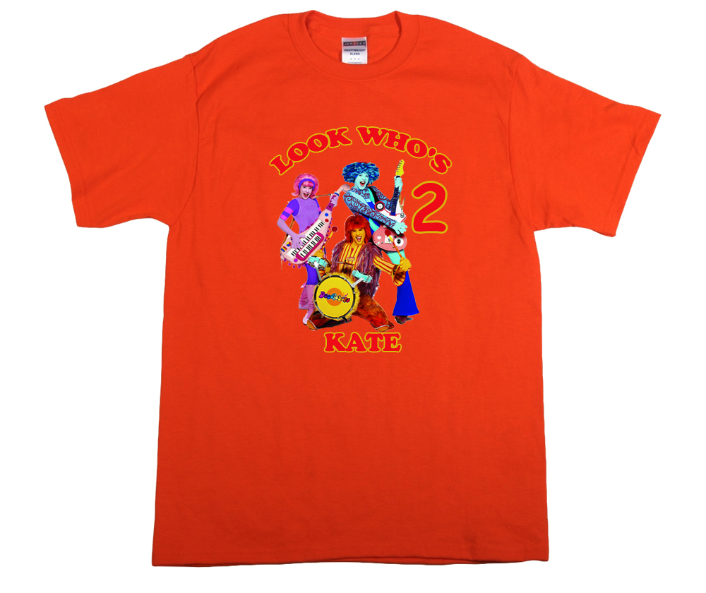 Doodlebops Personalized Orange Birthday Shirt - $16.99 - $22.99