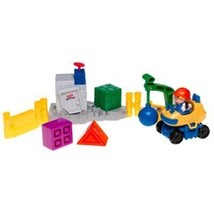 Fisher-Price - 2003 Little People Stack &#39;N Crash Worksite with Real Dyno... - $49.99