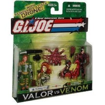 G.I. Joe A Real American Hero 4 Inch Tall Action Figures Valor vs Venom 2 Pack S - £39.32 GBP