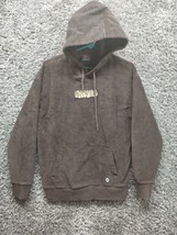 Empyre Hoodie Adult Medium Brown Corudroy Pullover Sweater Sweatshirt Y2k - $37.02