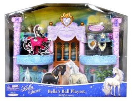 Jakks Pacific Bella Sara Series Horse Figure Accessory Play Set - Bella&#39;s Ball P - £15.70 GBP