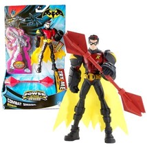 Mattel Year 2012 DC Batman &quot;Power Attack Deluxe&quot; Series 6 Inch Tall Action Figur - £35.37 GBP