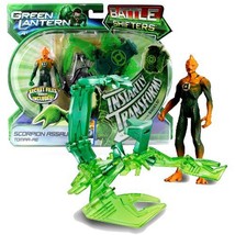 Green Lantern Mattel Year 2010 Movie Series Battle Shifters 4 Inch Tall Action F - £23.50 GBP