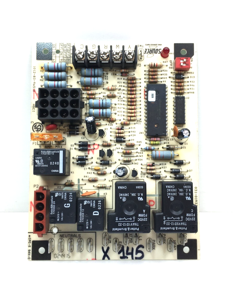 Honeywell York 031-01933-000 1012-83-9651B Furnace Control Board used #X145 - $89.00