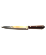 Vtg Stainless Steel Knife R S Wooden Handle 3 Rivets Lion Crest Japan Fu... - $184.10 MXN