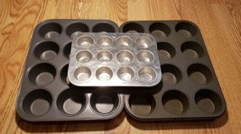 2 Bakers Secret Cupcake Pans, and 1 Kitchen Pride Pan - £8.67 GBP