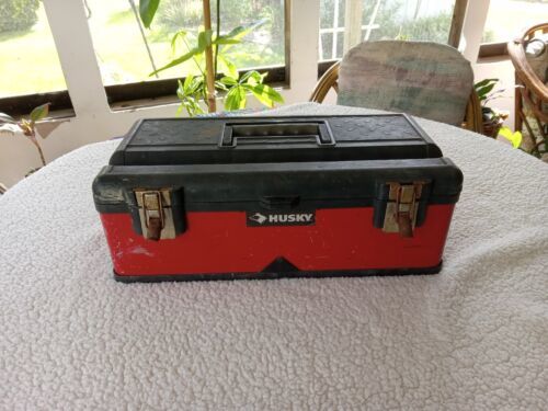 Husky Tool Box  Red 20-Inch, Portable, Mechanic. - £18.68 GBP