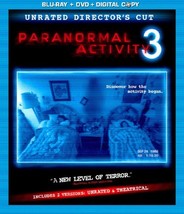 Paranormal Activity 3 - BluRay BD Region A USA Video - £7.48 GBP