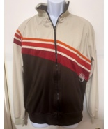 Vintage Billabong Track Jacket Mens (L/XL) Striped LS Embroidered Logo F... - £22.48 GBP