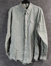 VTG SSCO Southern Shirt Cotton Club Mens XL Green Plaid Twill Button Dow... - $28.00