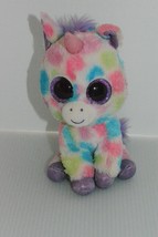 Ty Beanie Boos Wishful Unicorn Pegasus Plush Stuffed Animal Toy Lovey 6&quot; 2013 - £4.67 GBP
