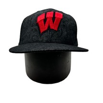 Wisconsin Badgers College Football Top World Baseball Cap Adj Snap Back OSFM - £12.60 GBP