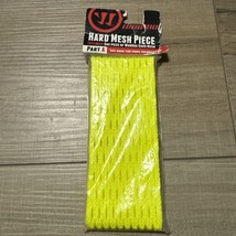 New Warrior Part A Hard Mesh Piece Bright Yellow Lacrosse Head String - $93.15 MXN