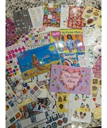 Vintage Sticker album book collections 90s Barbie Precious Moments Sandy... - £18.53 GBP