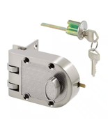 Defender Security Single Cylinder Deadbolt Lock Satin Nickel Kwikset Keyway - $354.30 MXN
