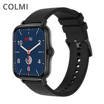 COLMI P8 Plus 1.69 inch 2021 Smart Watch Men Full Touch Fitness Tracker IP67 wat - £32.68 GBP
