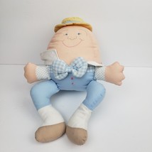 Vintage House of Hatten Humpty Dumpty Baby Rattle Chime Cloth Toy - £19.27 GBP
