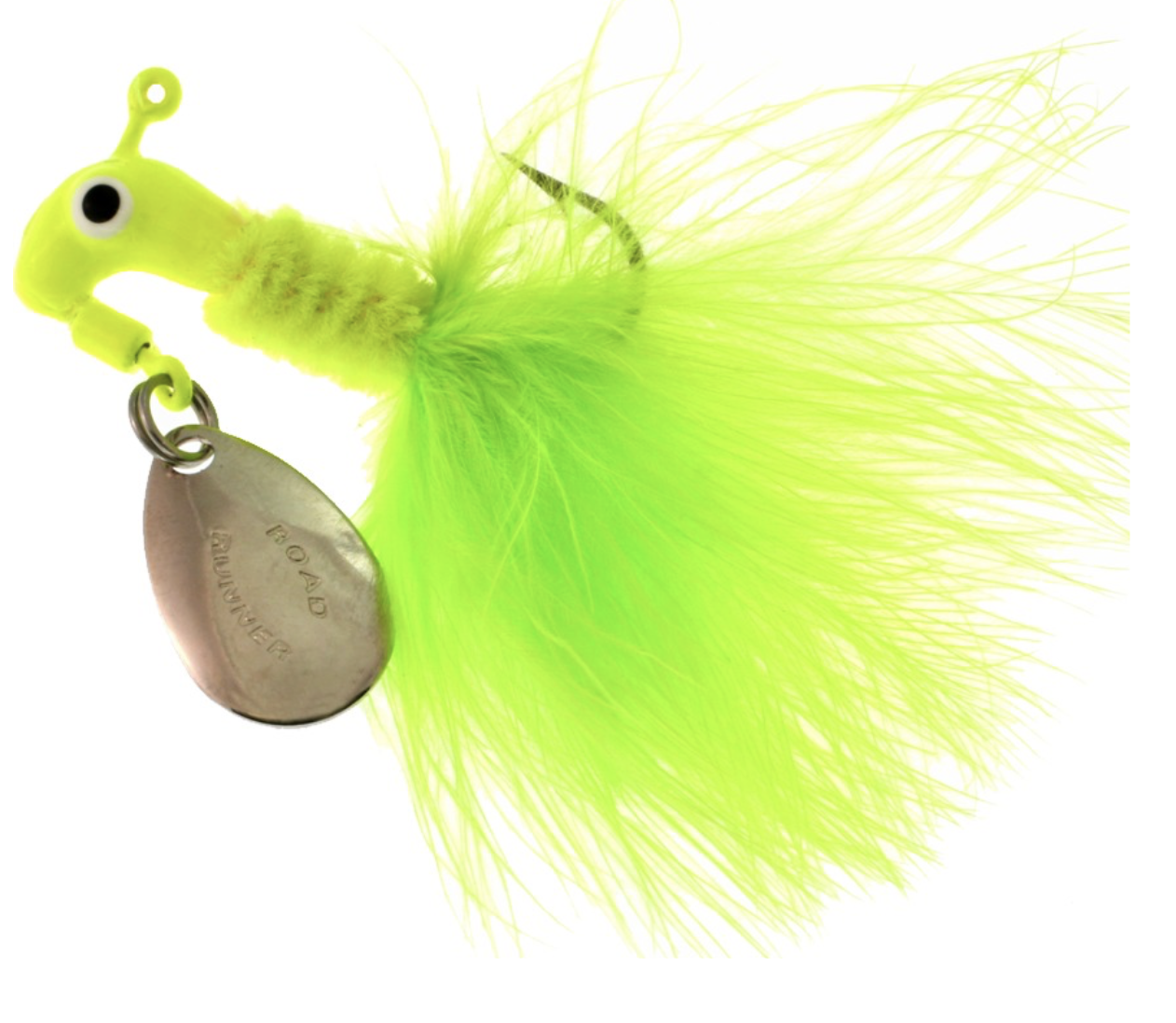 6 Gabarits J. Richmond Chartreuse 1/16 Oz Pour Saumon Et Steelhead, Avec Flash, Neufs