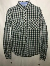 ZARA MAN Young Plaid Long Sleeve Button Down Shirt Size 38 - £10.05 GBP