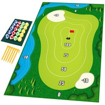Chipping Golf Game Mat Indoor Outdoor Games For Adults And Family Kids Outdoor P - £69.69 GBP