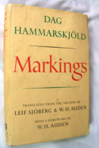 Markings by Dag Hammarskjold - 1964 Hardcover &amp; Dustjacket - £5.42 GBP