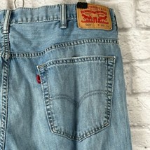 Levi Strauss 569 Locker Gerade Passform Herren 38x33 Jeans Rot Tab Taschen M - $31.17