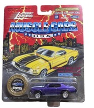 Johnny Lightning Muscle Cars USA 1970 Chevelle SS Purple With Stripes Se... - $6.79