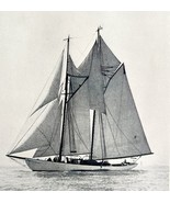 The Zodiac Yacht Sailboat King&#39;s Cup 1928 Race To Spain Nautical Print DWS2 - $27.43 CAD
