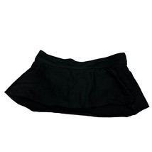 Kona Sol Women&#39;s Bikini Skirt Bottoms Size M Black - £11.06 GBP
