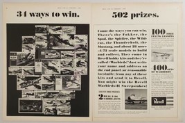 1966 Print Ad Revell Warbirds Model Kits Fokker,Wildcat,Mustang Venice,CA - £13.88 GBP
