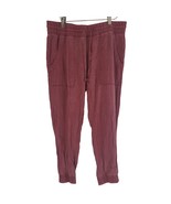 Gap Lounge Pants S Womens Purple Pull On Cuffed High Rise Slash Pocket J... - £15.80 GBP