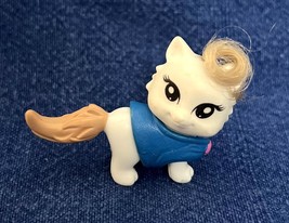 Mattel Polly Pockets Spa Paw Cat Totally Trendy Pets Rubber Moveable Head - $109.37 MXN