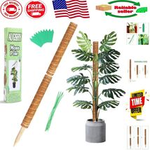Elegant 27-Inch Moss Poles - 2Pcs Plant Stakes for Indoor Climbing Plants - $315.07 MXN