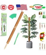 Elegant 27-Inch Moss Poles - 2Pcs Plant Stakes for Indoor Climbing Plants - $315.07 MXN
