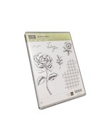 Used Stampin&#39; Up! Photopolymer Stamp Set - Grace’s Garden - £23.29 GBP