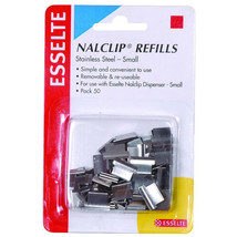 Esselte Stainless Steel Nalclip Refills - Small 50pk - £27.52 GBP