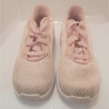 Adidas Racer Cloudfoam Girls Toddler Size 9K Pink Mesh Athletic Slip On Sneaker - £13.36 GBP