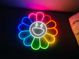 Sunflower by Takashi Murakami x Lightning | LED Neon Sign - $150.00+